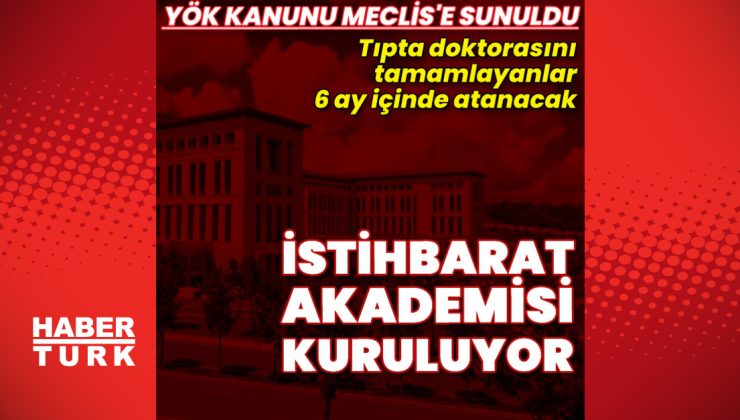 AK Parti’den yeni YÖK kanunu! Meclis’e sunuldu