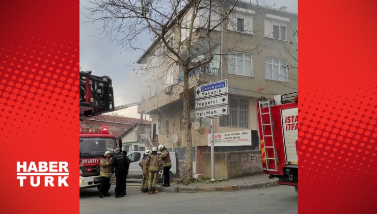 Binada çıkan yangında iki kişi dumandan etkilendi