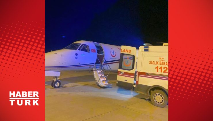 Jiyan bebek uçak ambulansla Ankara’ya getirildi