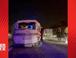 Kuzey Marmara Otoyolu’nda feci kaza: 1 ölü, 2 yaralı