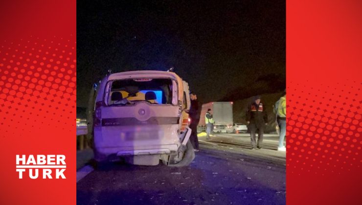 Kuzey Marmara Otoyolu’nda feci kaza: 1 ölü, 2 yaralı