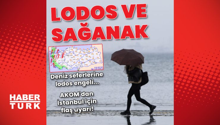 Lodos ve sağanak yağış uyarısı