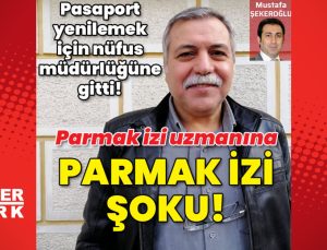 Pasaport yenileyecekti! Parmak izi uzmanına parmak izi şoku!