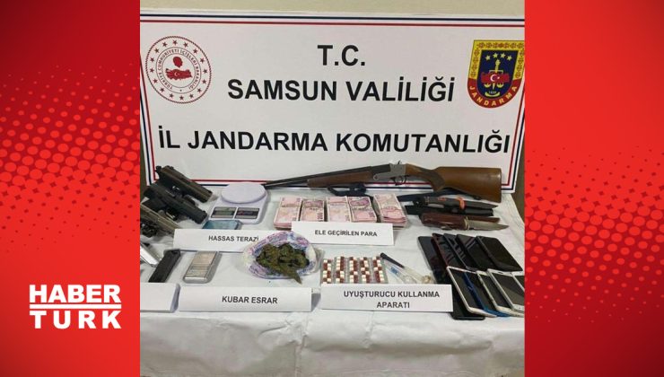 Samsun’da uyuşturucu operasyonu: 5 tutuklama