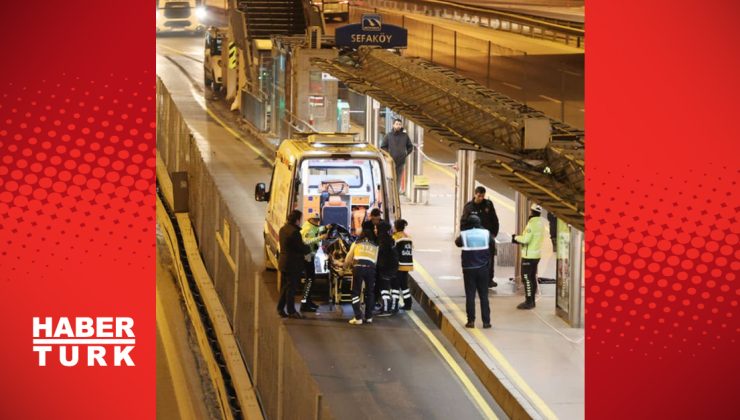 Sefaköy metrobüs durağında ölüm