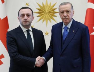 Cumhurbaşkanı Erdoğan, Gürcistan Başbakanı Garibaşvili’yi kabul etti