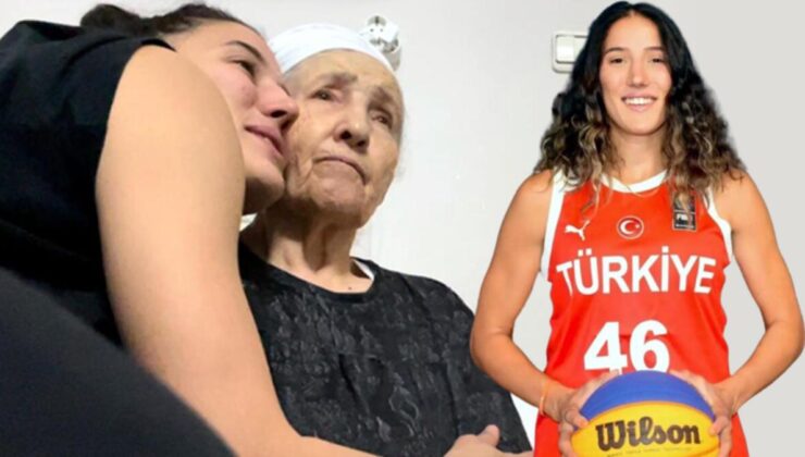 Depremde hayatını kaybeden milli basketbolcu Nilay ile babaannesinin son görüntüleri ortaya çıktı