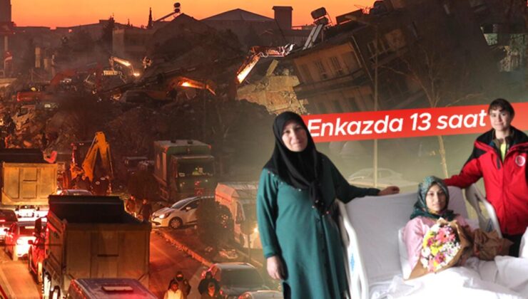 Enkaz altında 13 saat! Kurtarıldığında yaşadığı şoku anlattı