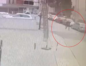 Oyuncak silahla banka soyup kaçtı! Polisin şüpheliyi takibi kamerada