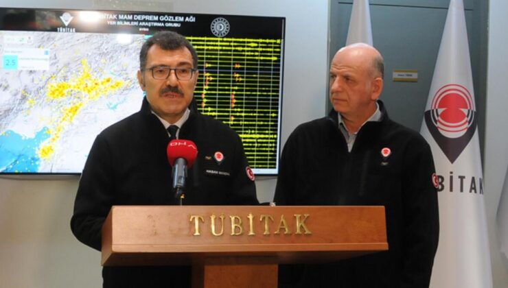 TÜBİTAK Başkanı Mandal: Bölgede her 30 saniyede 1 deprem görüyoruz