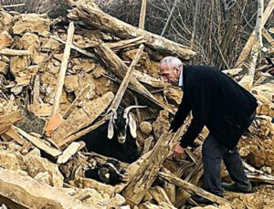 637 saat sonra enkazdan 2 keçi canlı çıkarıldı