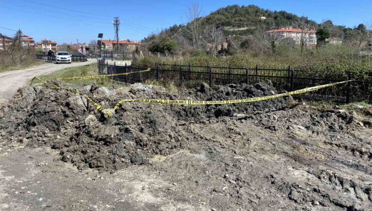 Amasra’da sit alanında iş makinesiyle kaçak kazı yapan 4 kişi yakalandı