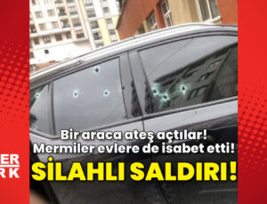 Kağıthane’de silahlı saldırı! Mermiler evlere isabet etti