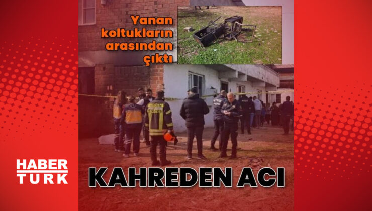 Kahreden acı! Yanan koltukların arasından çıktı