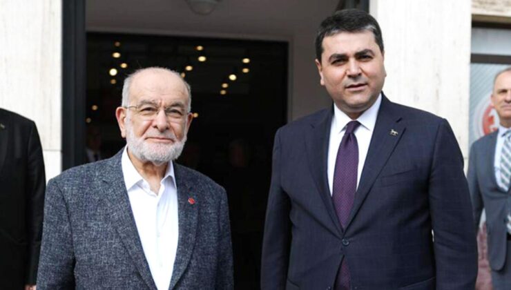 Karamollaoğlu, Demokrat Parti Genel Başkanı Uysal’ı ziyaret etti