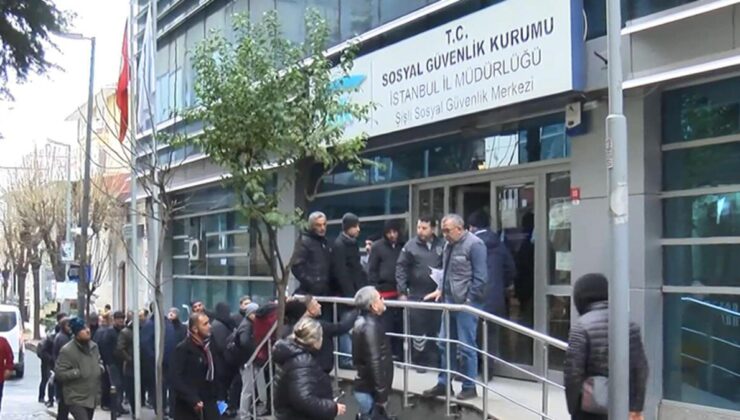 SGK önlerinde EYT kuyruğu: Başvuru için akın ettiler