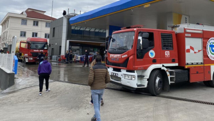 Tekirdağ’da akaryakıt istasyonundaki ses korkuttu