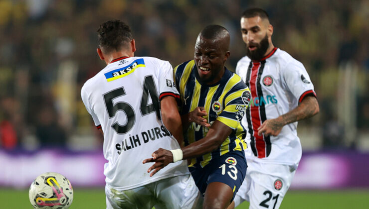 Fatih Karagümrük – Fenerbahçe maçının birinci 11’leri