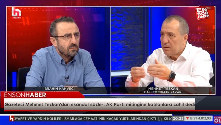 Gazeteci Mehmet Tezkan’dan skandal kelamlar: AK Parti mitingine katılanlara bilgisiz dedi