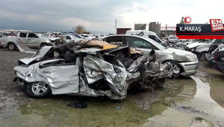 Otomobil mezarlığı felaketin boyutunu gözler önüne seriyor