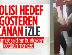 Ankara’da oy kullanılan okulda vazifeli polise yumruk atıldı