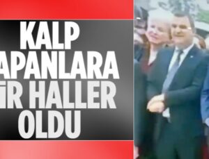 CHP Tekirdağ Vilayet Lideri Volkan Nallar, depremzedelerin haberini yapan gazeteciye el hareketi çekti