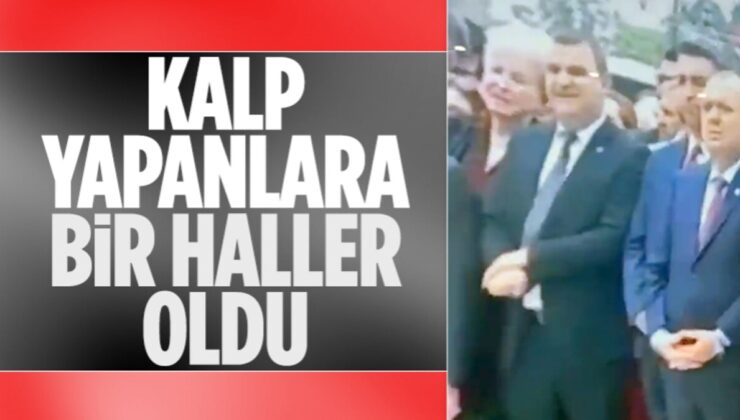 CHP Tekirdağ Vilayet Lideri Volkan Nallar, depremzedelerin haberini yapan gazeteciye el hareketi çekti