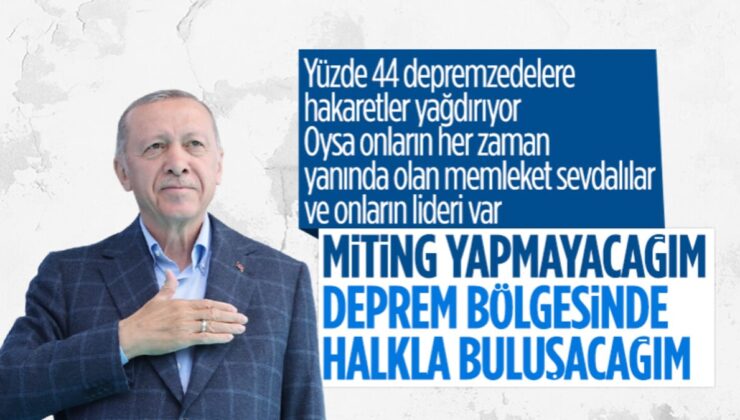 Cumhurbaşkanı Erdoğan’dan ikinci tıp çalışmalarına ait açıklama: Zelzele bölgesine gideceğim