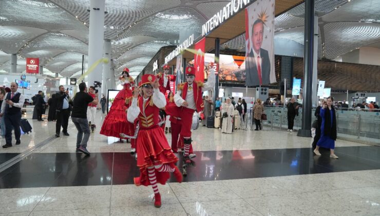 İstanbul Havalimanı’nda 19 Mayıs coşkusu