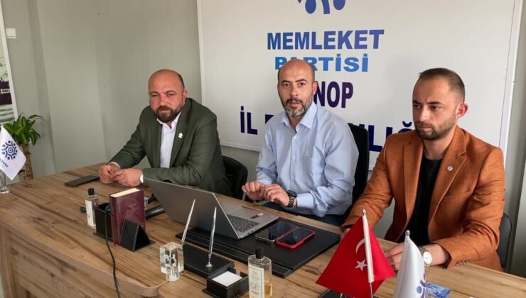 Memleket Partisi Sinop Vilayet Teşkilatı toplu olarak istifa etti