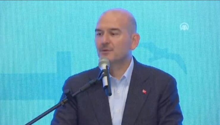 Süleyman Soylu İstanbul’da İçişleri Bakanlığına bağlı işçilerle görüştü