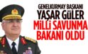 67. devrin Ulusal Savunma Bakanı Yaşar Güler oldu