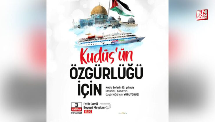 Mavi Marmara’nın 13. Yıldönümünde yürüyüş gerçekleştirilecek