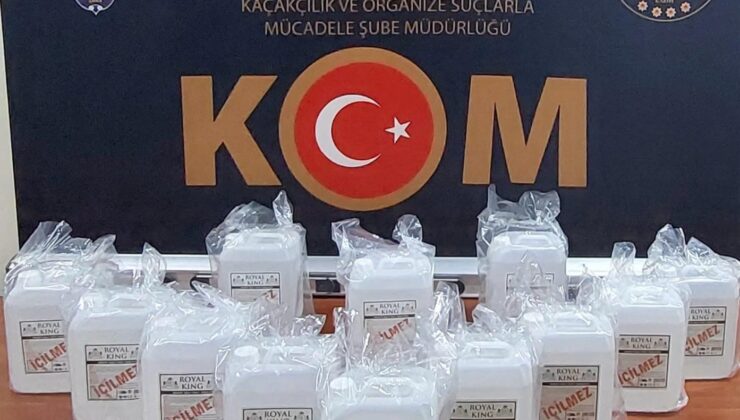 Bartın’da 60 litre etil alkolle yakalandı, bahanesi yılbaşına hazırlık oldu