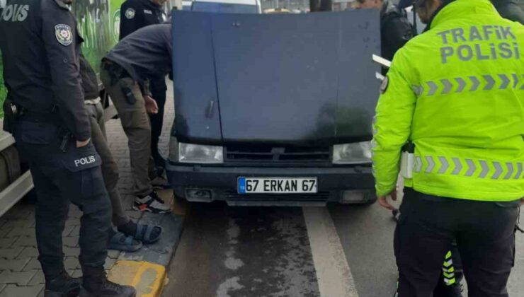 Sahte plakayla trafiğe çıktı; 40 bin lira ceza yedi