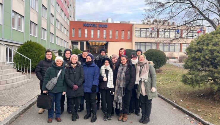 Akçakocalı öğrenciler Avrupa’da staj yapıyor