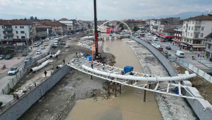 2. Köprünün montajı başladı