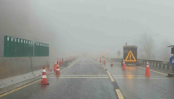 Bolu Dağı’nda yoğun sis