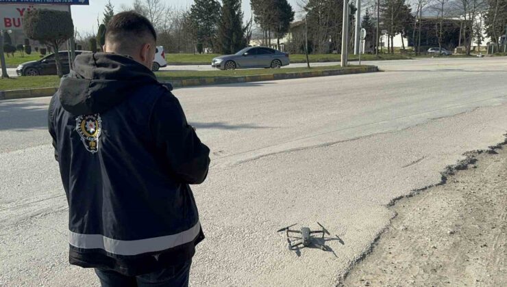 Dron destekli kırmızı ışık denetimi