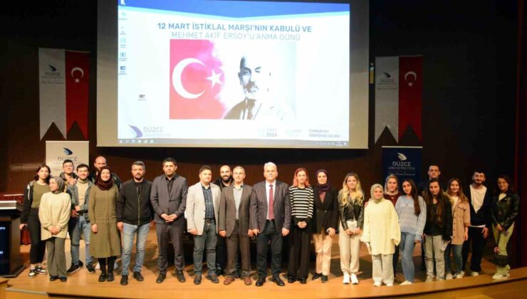 İstiklal Marşı’nın kabulü ve Mehmet Akif Ersoy anıldı