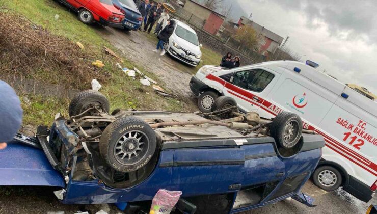 Karabük’te trafik kazası: 2 yaralı