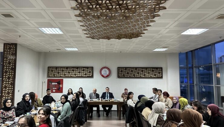 Rektör Özölçer, orucunu MEDEM üyeleriyle birlikte açtı