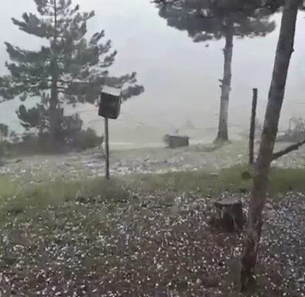 Karabük’te dolu etkili oldu