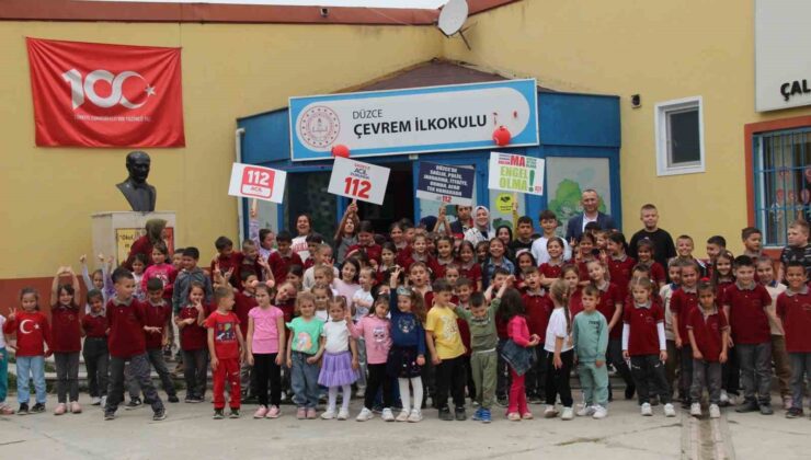 Miniklere 112 tanıtılıyor