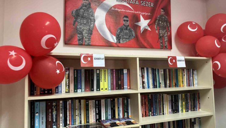 Pençe Kilit Operasyonunda şehit olan Mustafa Sezer’in adı kütüphanede yaşatılacak