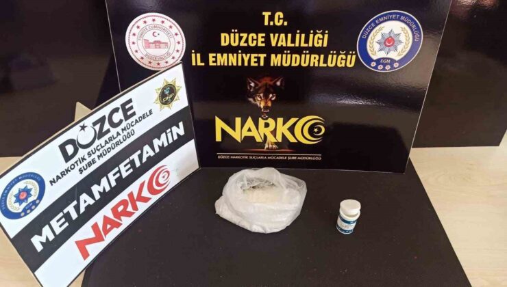 Şehir dışından Düzce’ye uyuşturucu getiren şahıs tutuklandı