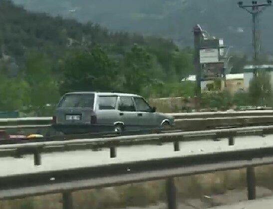 Ters yönden giden otomobile 9 bin 574 TL ceza