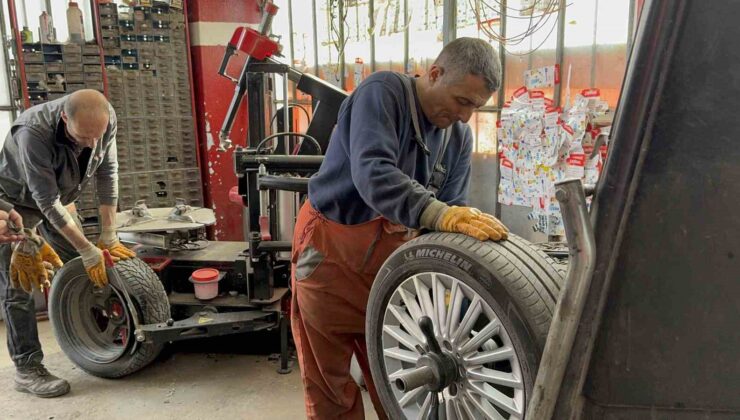 Zorunlu uygulama bitti, lastik değişimi hızlandı