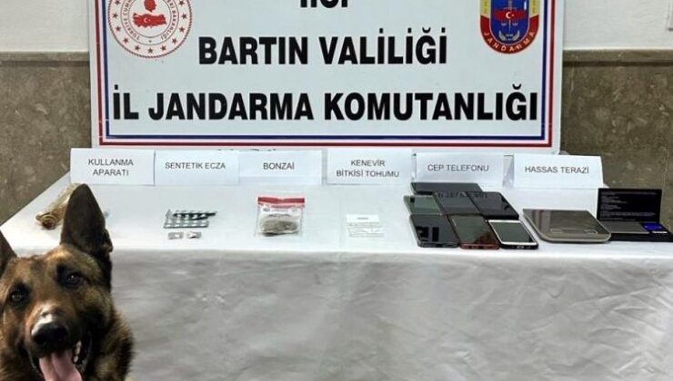 Bartın’da 6 eve eş zamanlı uyuşturucu operasyonu