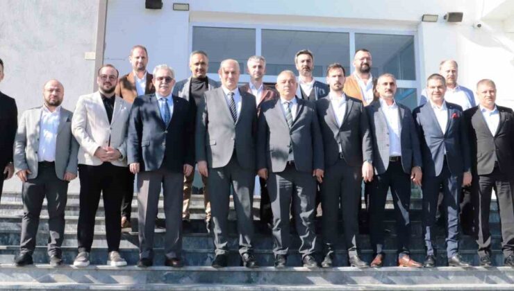 Başkanlarla projeleri konuştular